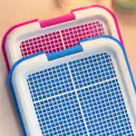 Small Dog Toilet Tray for Pet Potty Training with Hollow Grid Design – gallery image 8