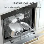 Stainless Steel Pet Water Fountain for Automatic Water Dispensing with Water Level Window – gallery image 7