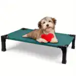 Cooling Elevated Dog Bed for Pet Resting with Breathable Mesh Surface and Metal Frame – gallery image 23