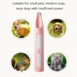 Rechargeable Pet Grooming Kit for Trimming & Filing with Low-Noise Cordless Design – gallery image 12