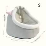 Cat Bed for Resting & Sleeping with Soft Mat and Breathable Basket Design – gallery image 6