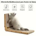 L-Shaped Cat Scratching Board for Scratching & Claw Maintenance with Sturdy L-Shape Design – gallery image 6