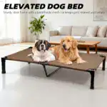 Cooling Elevated Dog Bed for Pet Resting with Breathable Mesh Surface and Metal Frame – gallery image 14