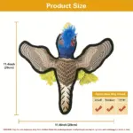 Bite-Resistant Squeaky Dog Chew Toy for Chewing & Interactive Play, Animal Print Design – gallery image 4