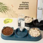 Stainless Steel Pet Bowl for Feeding with Slanted Design – gallery image 6