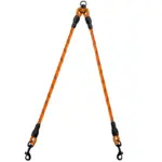 Reflective Dual Dog Leash for Walking 2 Dogs with No-Tangle Swivel and Comfortable Handle – gallery image 5