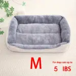 Pet Sleeping Nest Sofa Bed for Cats and Dogs for Resting & Lounging, Thick Rectangular Mattress – gallery image 17
