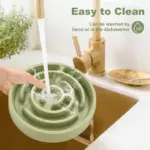 Interactive Slow Feeder Dog Bowl for Controlled Feeding & Slower Eating, Plastic Puzzle Design – gallery image 7