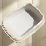 Semi-Enclosed Cat Litter Basin for Litter Containment & Waste Collection – gallery image 5