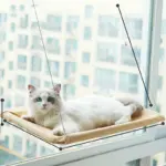 Cat Window Hammock Seat for Indoor Resting with Suction Cup Mount and Mesh Bed – gallery image 2