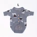 Bear Print Knitted Cardigan for Pets for Warmth in Cooler Weather – gallery image 6