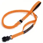 Bungee Tactical Dog Leash for Walking & Control with Reflective Detail and Dual Padded Handles – gallery image 2