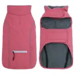 Winter Dog Coat for Cold Weather with Reflective Trim and Adjustable Fit – main image