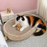 Jute Cat Scratching Board for Scratching & Resting with Raised Edge Design – gallery image 3