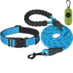 Reflective Pet Leash and Adjustable Nylon Collar for Dog Walking & Control – gallery image 13