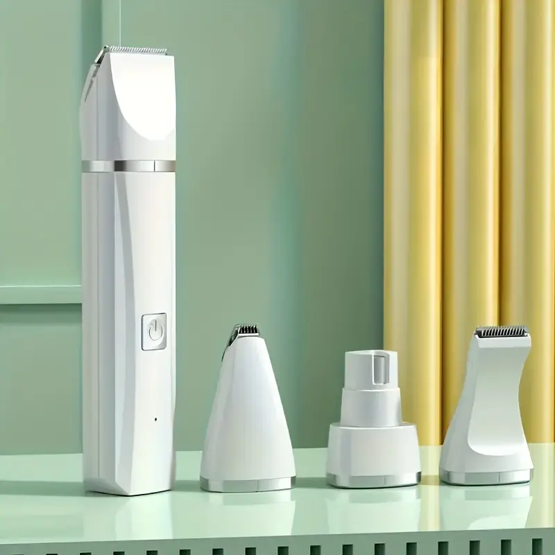 1d4c0fae-950c-41c7-b84b-07c593555e34 Pet Grooming Kit for Trimming & Nail Grinding with 4-in-1 Electric Trimmer and USB Rechargeable Design – main image