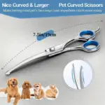 Pet Grooming Scissors for Trimming & Grooming with Safety Round Tip and Ergonomic Handles – gallery image 7