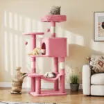 Multi-Cat Tree Tower for Climbing & Resting with Condo and Hammock, Sisal Scratching Posts – gallery image 5