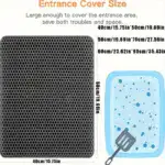 Honeycomb Double-Layer Cat Litter Mat for Litter Tracking Control and Easy Cleanup – gallery image 10