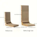 L-Shaped Cat Scratching Board for Scratching & Claw Maintenance with Sturdy L-Shape Design – gallery image 4