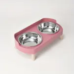 2-In-1 Cat Feeder and Water Dispenser for Pet Feeding with Dual Bowl Design – gallery image 16