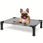 Cooling Elevated Dog Bed for Pet Resting with Breathable Mesh Surface and Metal Frame – gallery image 2