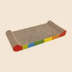 Rainbow Bone-Shaped Cat Scratching Board for Scratching & Resting – gallery image 6