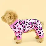 Leopard Print Dog Pajamas for Indoor Wear & Resting – gallery image 14