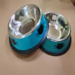 2pcs Stainless Steel Cat Bowls for Pet Feeding with Non-Slip Rubber Base – gallery image 7