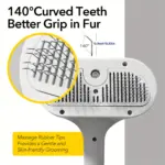 Automatic Pet Grooming Brush for Removing Loose Hair & Light Detangling, USB Rechargeable – gallery image 5