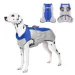 Dog Winter Jacket for Cold Weather Wear with Windproof Design & Reflective Detail – gallery image 11