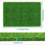 Artificial Turf Pet Potty Mat for Indoor Potty Training with Quick-Drain Surface – gallery image 6