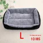 Pet Sleeping Nest Sofa Bed for Cats and Dogs for Resting & Lounging, Thick Rectangular Mattress – gallery image 23