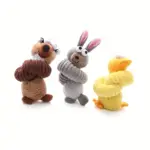 Long Neck Animal Plush Squeaky Toy for Dog Chewing & Interactive Play – gallery image 2