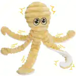 Squeaky Octopus Plush Dog Toy for Chewing and Interactive Play with Soft Stuffed Design – gallery image 9