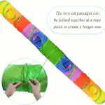 S-Shaped Collapsible Cat Tunnel for Play & Exploration with Connectable Foldable Design – gallery image 8