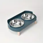 2-In-1 Cat Feeder and Water Dispenser for Pet Feeding with Dual Bowl Design – gallery image 2