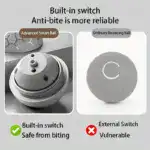 Rechargeable Interactive Pet Toy Ball for Automatic Bouncing Play, Durable Outer Shell – gallery image 7