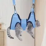 Cat Grooming Restraint Hammock for Nail Trimming & Handling with Adjustable Support Straps – gallery image 3