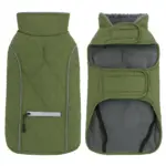 Winter Dog Coat for Cold Weather with Reflective Trim and Adjustable Fit – gallery image 7