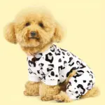 Leopard Print Dog Pajamas for Indoor Wear & Resting – gallery image 3