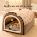 Dog Bed for Large Dogs with Removable Washable Cover and Non-Slip Bottom – gallery image 5