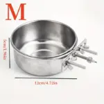 Stainless Steel Pet Bowl for Food and Water with Hanging Straps and Screw-Mount Hardware – gallery image 5