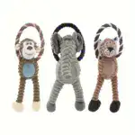 Bite-Resistant Dog Plush Chew Toy for Chewing & Interactive Play with Long-Leg Design – gallery image 10