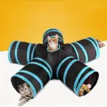 Collapsible Pet Tunnel for Cat Play & Activity with 5-Way Design – gallery image 6