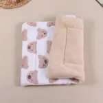 Thickened Double-Layer Pet Bed Cushion for Resting & Lounging, Cartoon Bear Pattern – gallery image 3