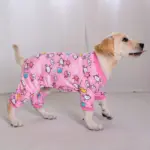 Thickened Fleece Pet Pajamas for Warm Indoor Wear with Placket Closure – gallery image 2