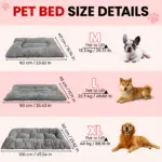Ultra-Soft Plush Dog Crate Pad for Resting & Lounging with Raised Edges – gallery image 9