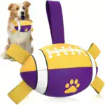 Inflatable Rubber Dog Football for Interactive Play & Chewing with Air Pump and Paw Print Design – gallery image 2