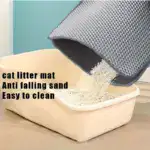 Honeycomb Double-Layer Cat Litter Mat for Litter Tracking Control and Easy Cleanup – gallery image 8